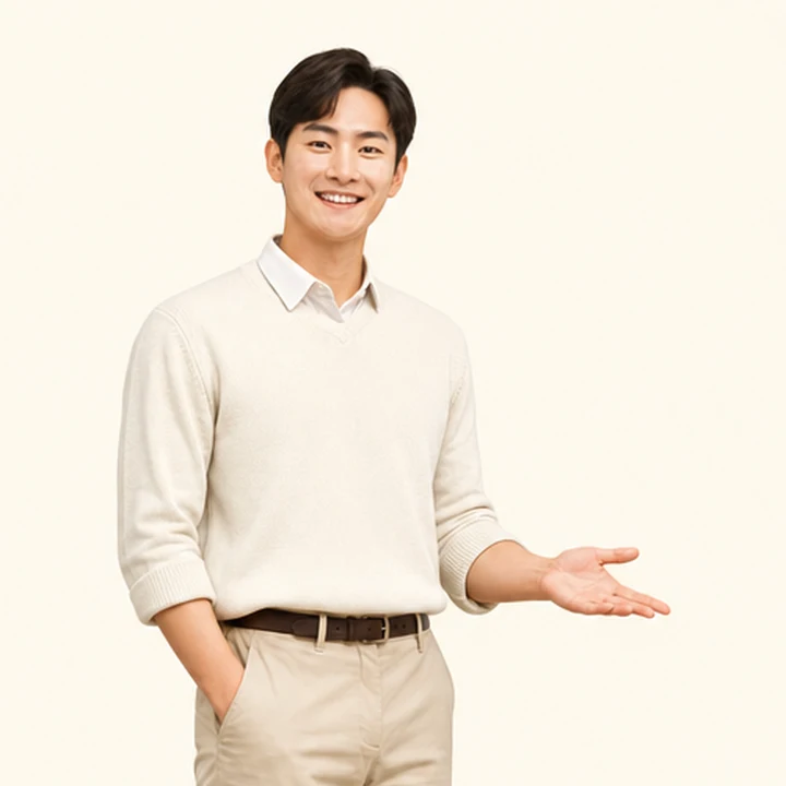 투싼 신차 장기렌트 상담 신청을 안내하는 담당자